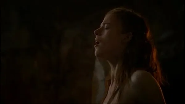 Büyük Leslie Rose in Game of Thrones sex scene toplam Tüp