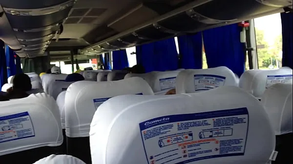 Big Wanking on a bus and nearly caught total Tube