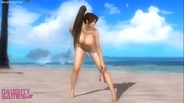 Stora d. Or Alive 5: Last Round Mai Shiranui Naked MOD totalt rör