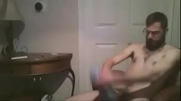 Veľká Bearded Guy gives His Fleshlight a Rough Fuck - Watch More at trubica spolu