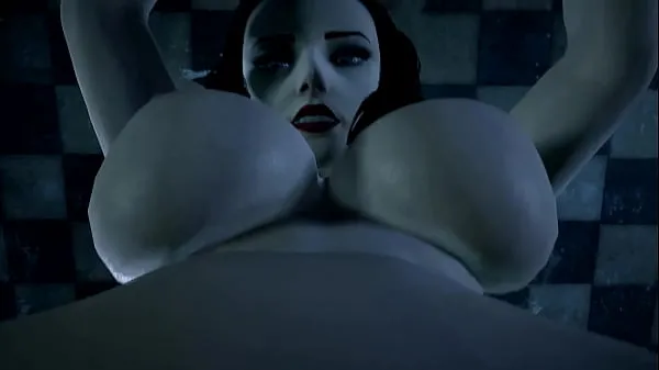 Gran Bioshock Elizabeth Sentada en la cara tubo total