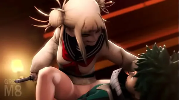 Gran Toga se folla duro a izuku con una gran polla tubo total