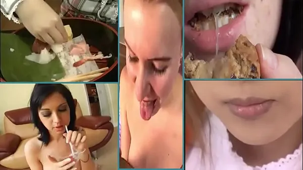 Grande mangiare sperma nel cibo 2 tubo totale