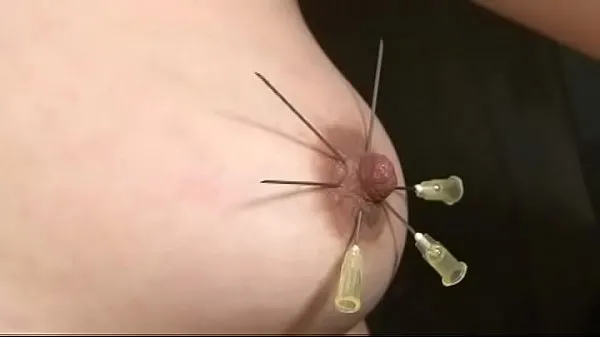 Big japan BDSM piercing nipple and electric shock total Tube