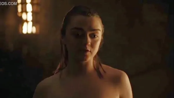 Grande Arya Stark Scena calda tubo totale