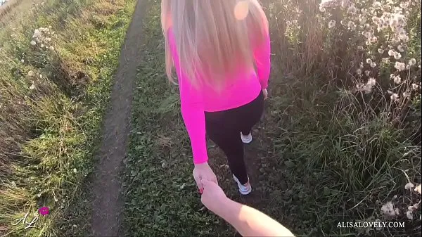 Big Public Outdoor Fuck Babe with Sexy Butt - Young Amateur Couple POV total Tube