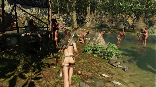 Gran Lara Desnuda tubo total