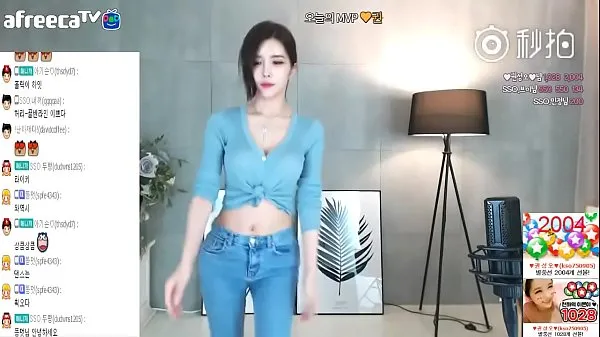 ใหญ่ 公众号【喵污】主播伊素婉紧身牛仔裤性感热舞直播 Tube ทั้งหมด