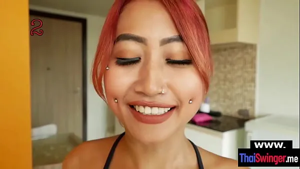 Große Redhead Thai Frau im rosa Bikini POV fickenGesamtröhre