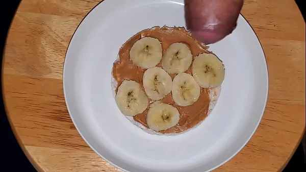 Duża Snack covered in bananas and sperm cream całkowita tuba