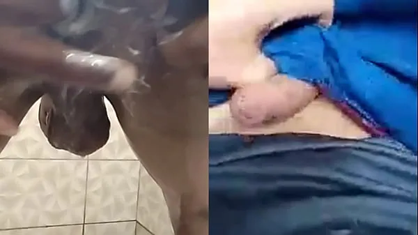 Grande Taking a shower and the bastard jacking off tubo totale