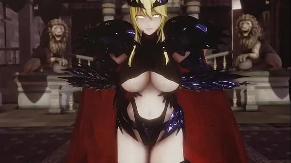 Μεγάλο Fate MMD R18 Conqueror Artoria Pendragon Lancer Alter συνολικό σωλήνα