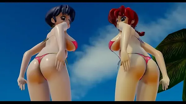 Gran Ranma y Akane en MMD tubo total