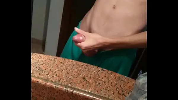 Tổng cộng cumming in the mirror ống lớn