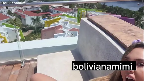 Grote Masturbating and squirting on the hotel rooftop Full video on bolivianamimi.tv totale buis