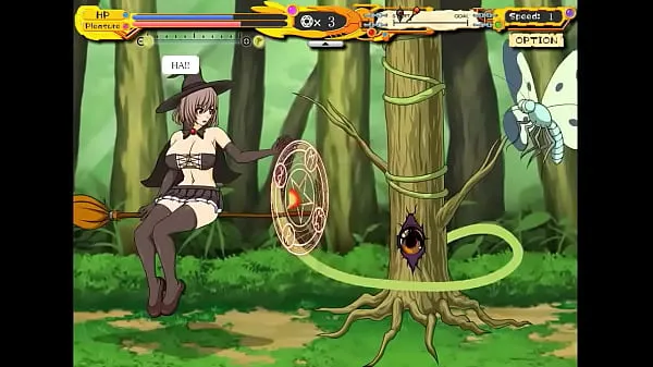 大在女巫 gl 新無盡 ryona 遊戲視頻中與森林中的妖精男人發生性關係的漂亮女巫总管
