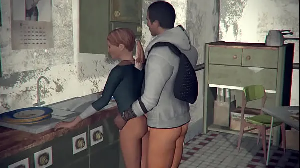 Velká I fuck my neighbor in the ass in the kitchen while my wife is at work. Private 3D porn trubka celkem