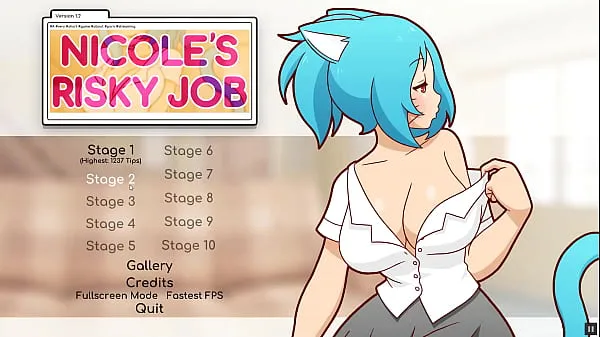 Gran Nicole Risky Job [juegos sexuales] Ep.2 digitación coño delante de la cámara es tan caliente tubo total