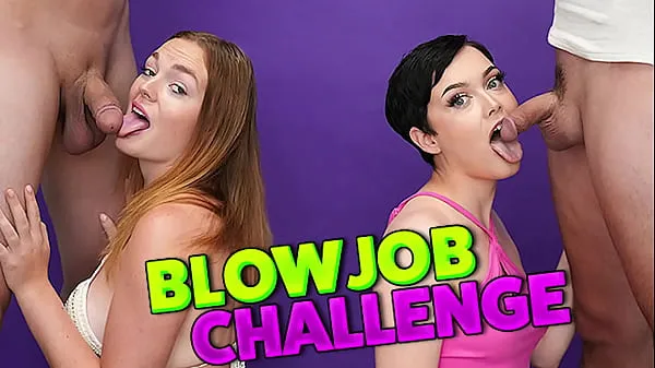 Grande Blow Job Challenge - Chi può venire per primo tubo totale