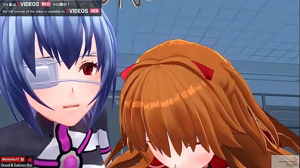 大エロアニメ エヴァンゲリオン アスカ、レイとの３P レズ ASMR サンプル版总管