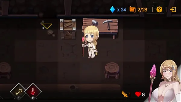 Grote HGame-Escape Dungeon-1~Hanging around in the dungeon for too long triggers an easter egg plot,Fucked by an Orc and a Ratman Threesome totale buis