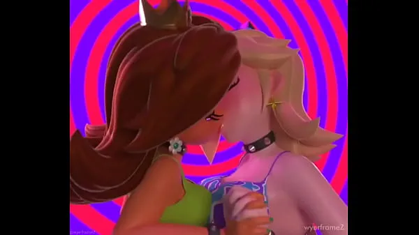 Tổng cộng Daisy & Rosalina Kissing ống lớn