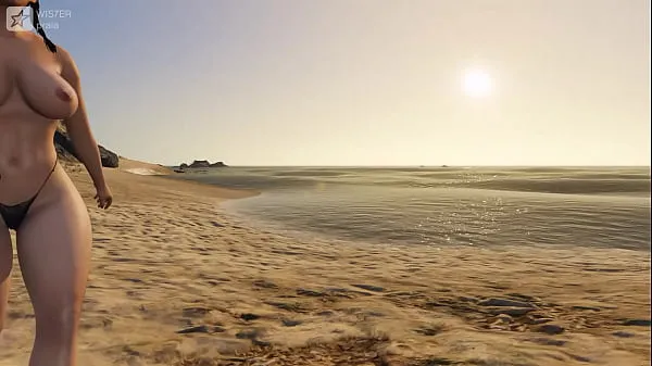 Stora Gta 5 | naughty girl walked on the beach totalt rör