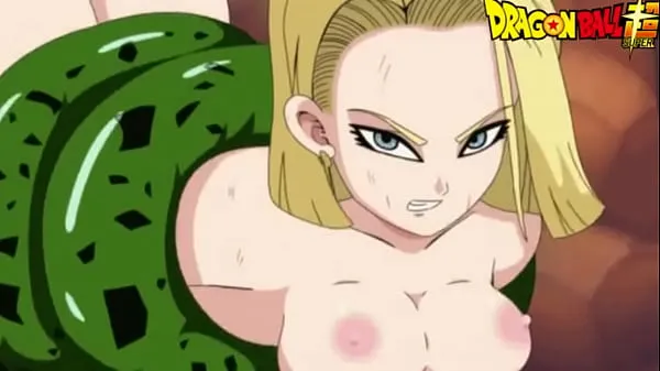 Stort Cell fucks Android 18 rør i alt