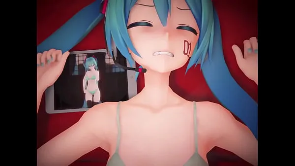 Μεγάλο Vocaloid Hatsune Miku POV Hentai συνολικό σωλήνα